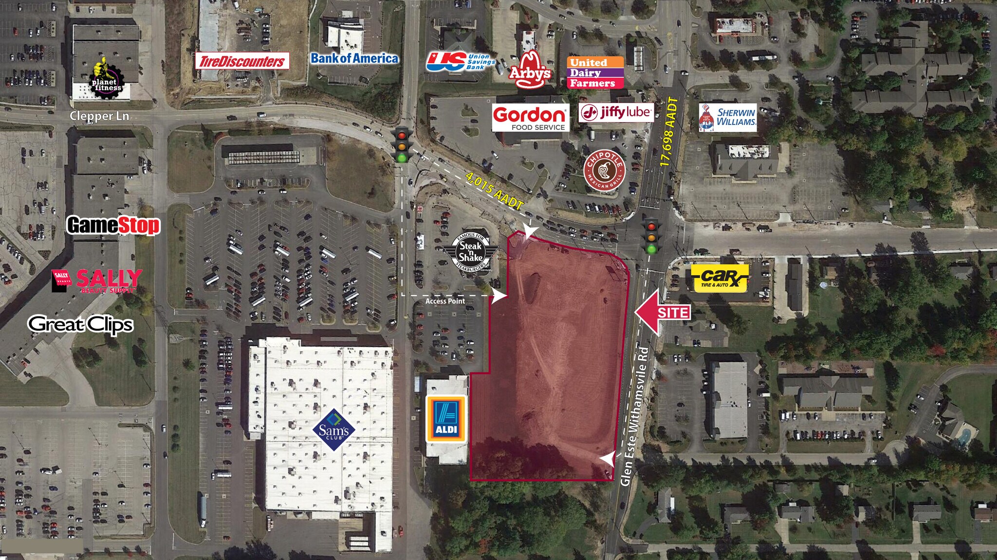 4380 Gleneste Withamsville Rd, Cincinnati, OH for sale Aerial- Image 1 of 1