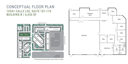 10541 Calle Lee, Los Alamitos, CA for lease Floor Plan- Image 2 of 2