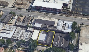 4437-4447 W Rice St, Chicago, IL - aerial  map view