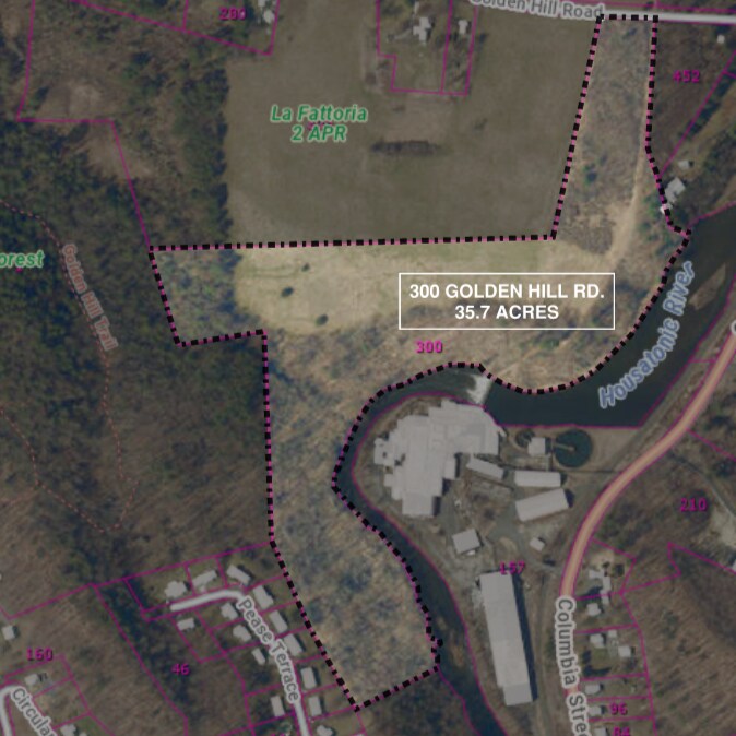 300 Golden Hill rd, Lee, MA for sale Aerial- Image 1 of 2