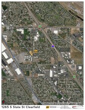 1265 S State St, Clearfield, UT - aerial  map view