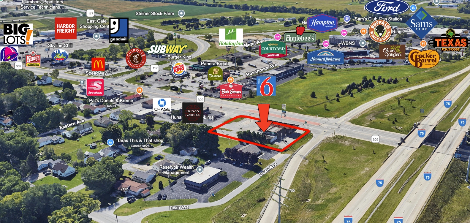 1703 Harding Hwy, Lima, OH for lease Building Photo- Image 1 of 7