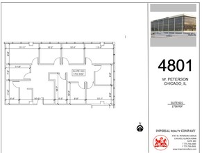 4801 W Peterson Ave, Chicago, IL for lease Floor Plan- Image 1 of 6