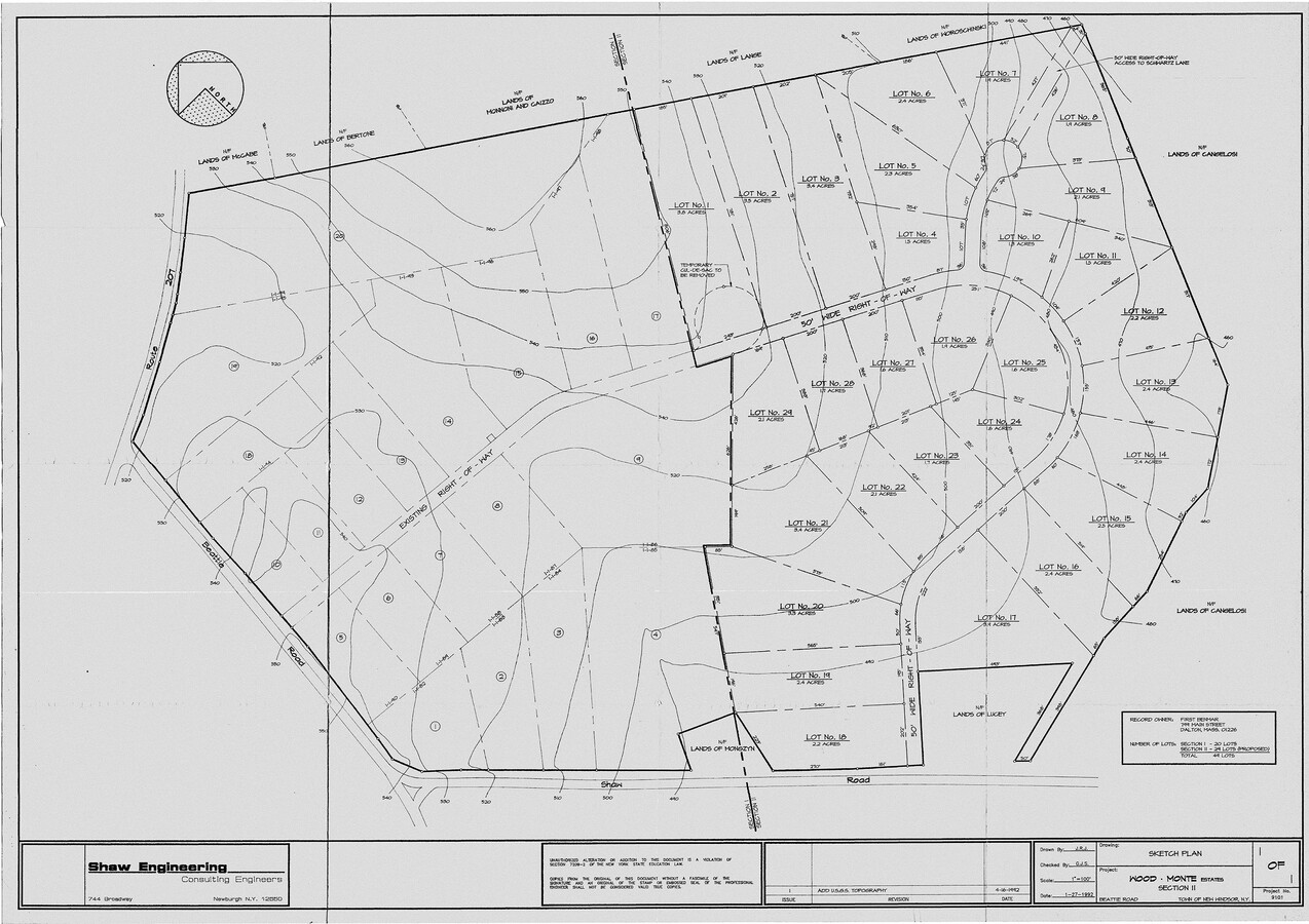 Liberty Drive and Shaw Road, New Windsor, NY 12575