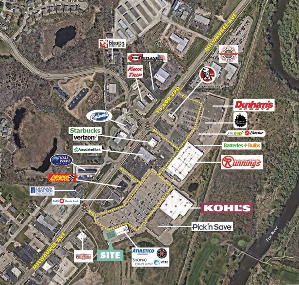 Milwaukee Ave, Burlington, WI for sale - Aerial - Image 3 of 5