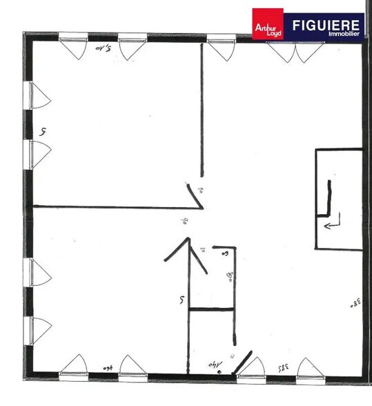 606 Avenue Du Général De Gaulle, Simiane-Collongue for lease - Floor Plan - Image 2 of 2