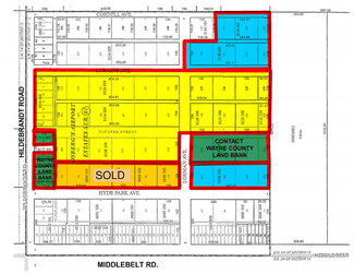 More details for Vacant Hildebrandt, Romulus, MI - Land for Sale