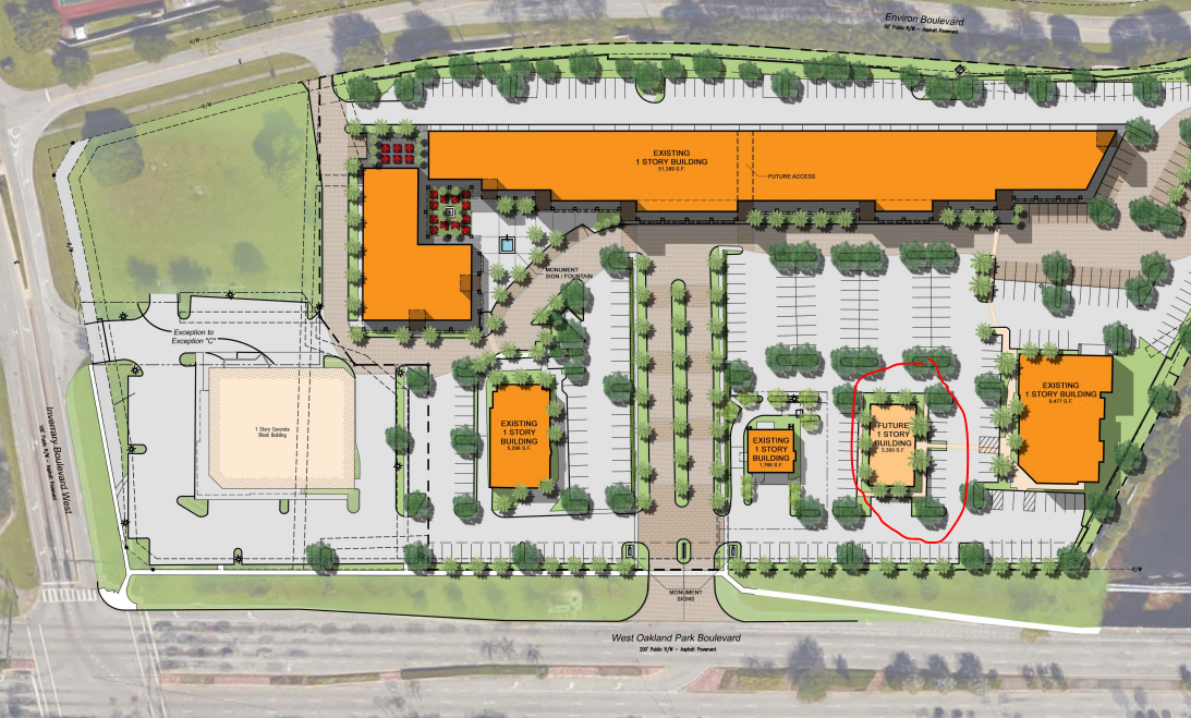 7101-7225 W Oakland Park Blvd, Lauderhill, FL for lease Site Plan- Image 1 of 1