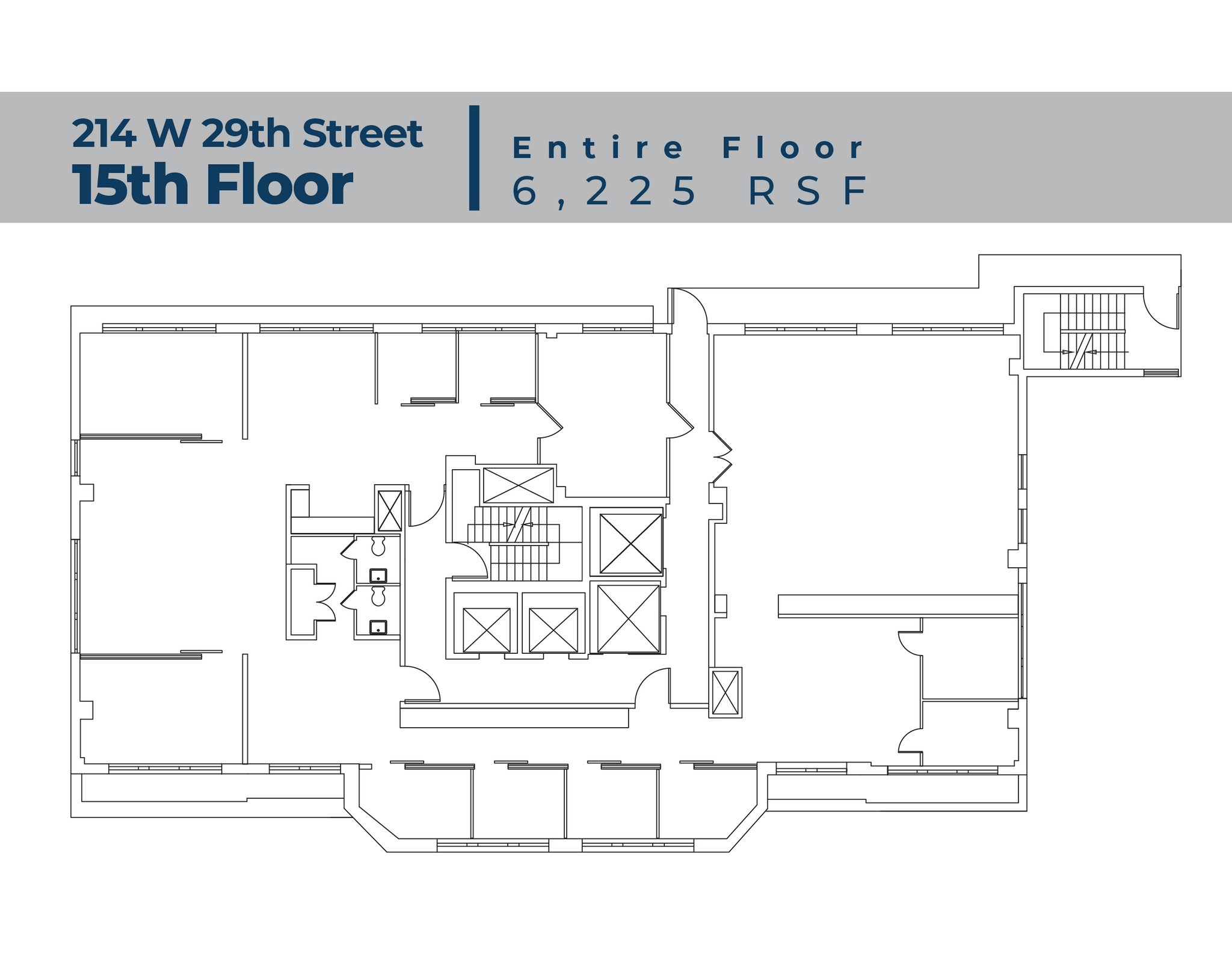 214 W 29th St, New York, NY for lease Floor Plan- Image 1 of 1