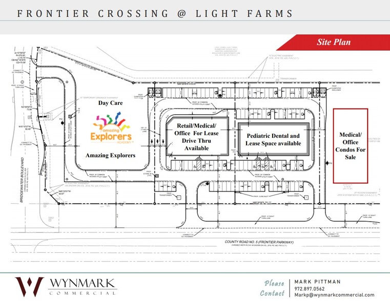 1580 -1640 W Frontier Parkway, Prosper, TX for sale - Site Plan - Image 1 of 1