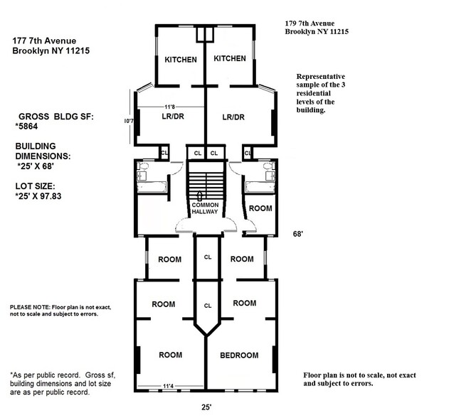 179 7th Ave, Brooklyn, NY for sale - Floor Plan - Image 3 of 15