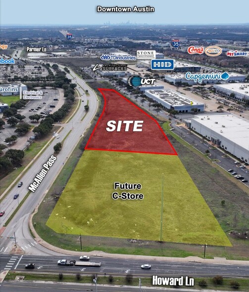 SWQ of Howard Ln & McAllen Pass, Austin, TX for sale - Building Photo - Image 1 of 1