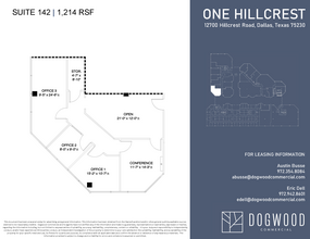 12700 Hillcrest Rd, Dallas, TX for lease Floor Plan- Image 1 of 1