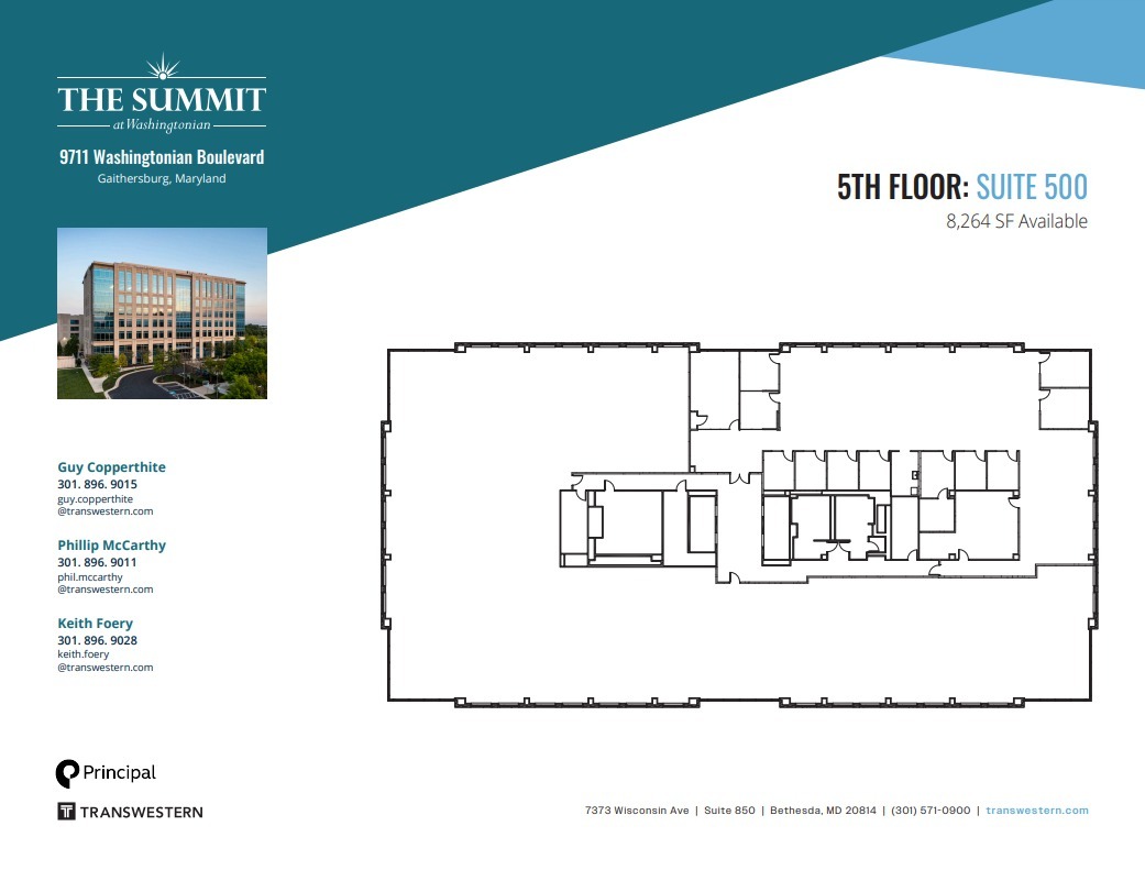 9711 Washingtonian Blvd, Gaithersburg, MD for lease Floor Plan- Image 1 of 1