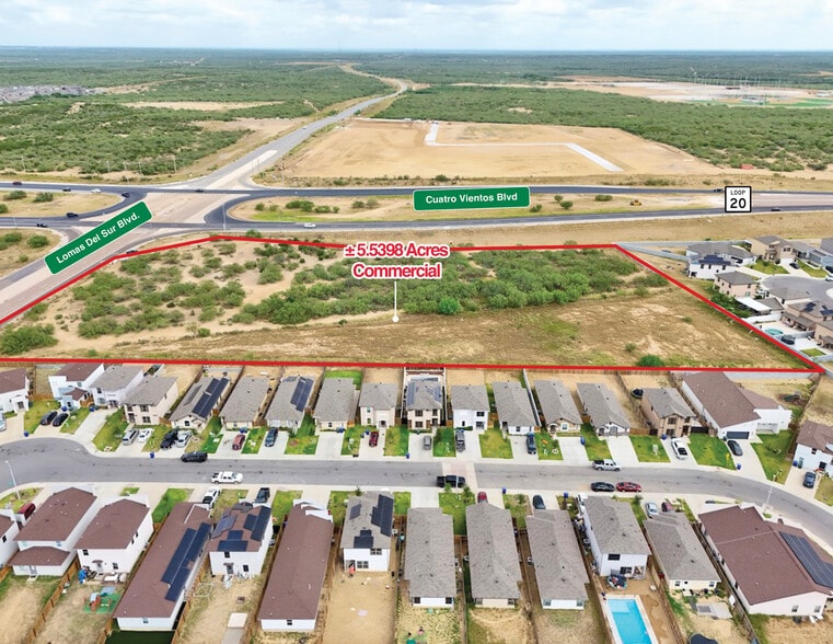 0000 Lomas Del Sur Blvd, Laredo, TX for sale - Aerial - Image 2 of 5