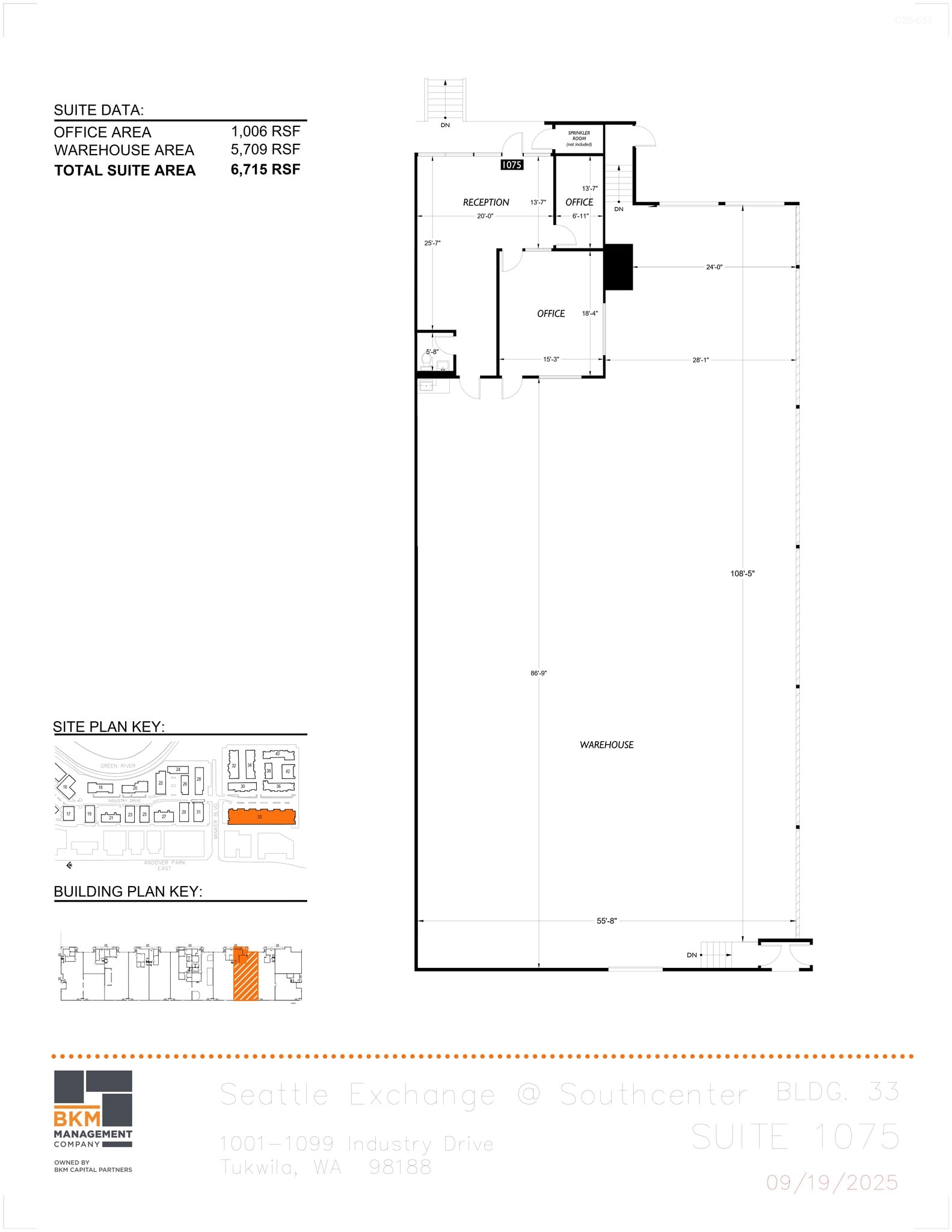 679-699 Strander Blvd, Tukwila, WA for lease Floor Plan- Image 1 of 1