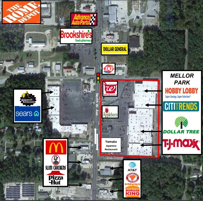 1865-2003 N West Ave, El Dorado, AR 71730 - Mellor Park Mall | LoopNet