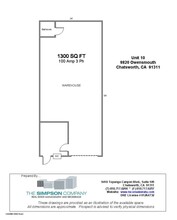 9810-9820 Owensmouth Ave, Chatsworth, CA for lease Floor Plan- Image 1 of 1