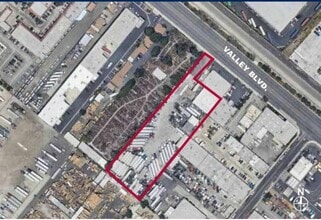 14730 Valley Blvd, City Of Industry, CA - AERIAL  map view - Image1