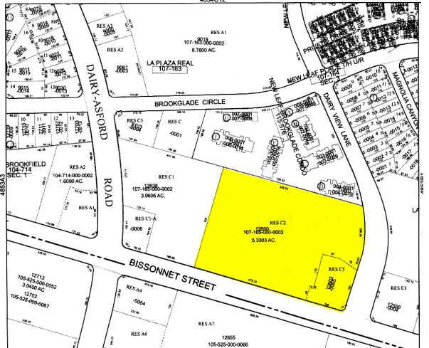 12600 Bissonnet St, Houston, TX for sale Plat Map- Image 1 of 1