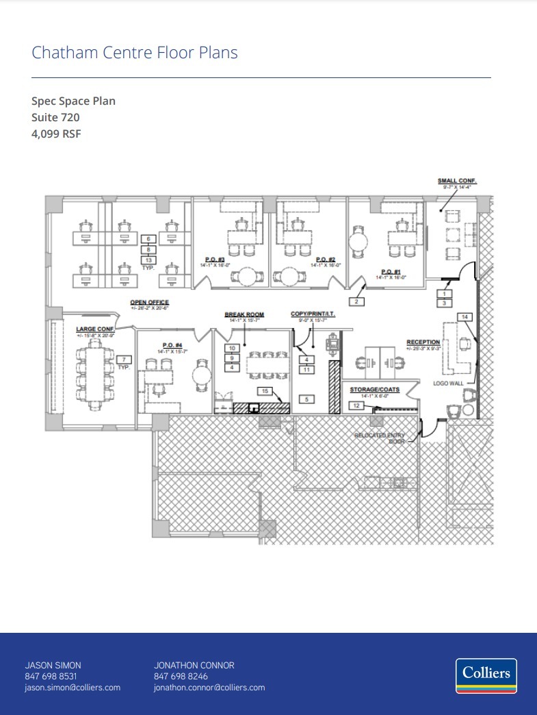 1901 N Roselle Rd, Schaumburg, IL for lease Floor Plan- Image 1 of 1