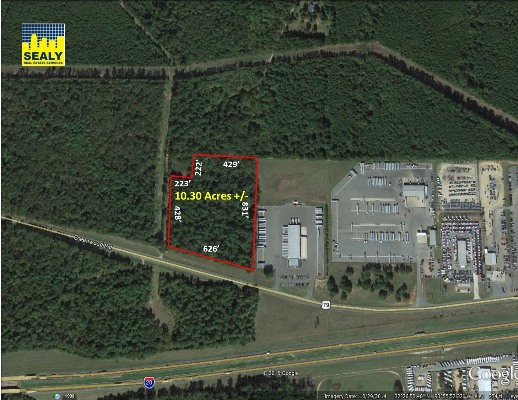 0 Greenwood Rd, Shreveport, LA, 71119 Industrial Land For Sale