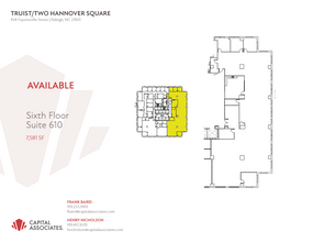 434 Fayetteville St, Raleigh, NC for lease Floor Plan- Image 1 of 1