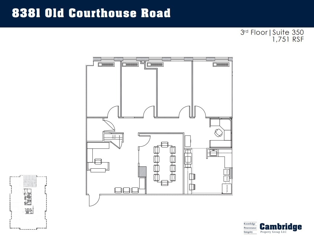 8381 Old Courthouse Rd, Vienna, VA for lease Floor Plan- Image 1 of 1