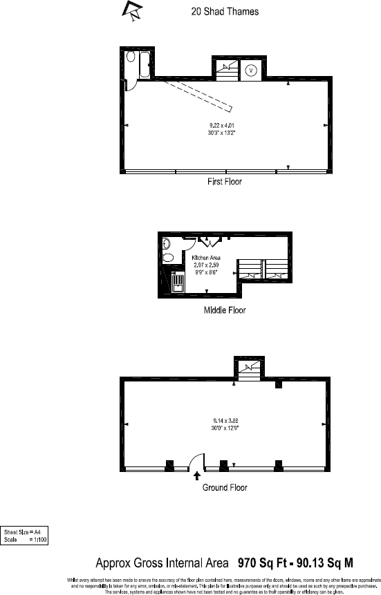 18-20 Shad Thames, London for lease Floor Plan- Image 1 of 13