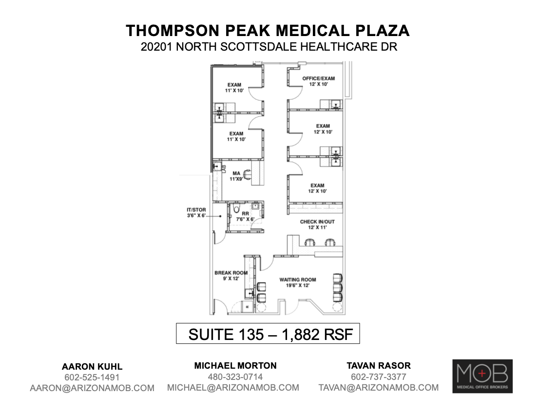 20201 N Scottsdale Healthcare Dr, Scottsdale, AZ for lease Floor Plan- Image 1 of 1