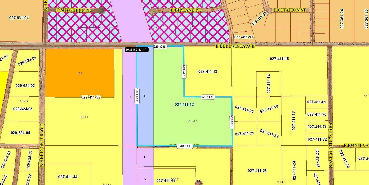 1370 E Bonita Ave, Pahrump, NV for sale Plat Map- Image 1 of 1