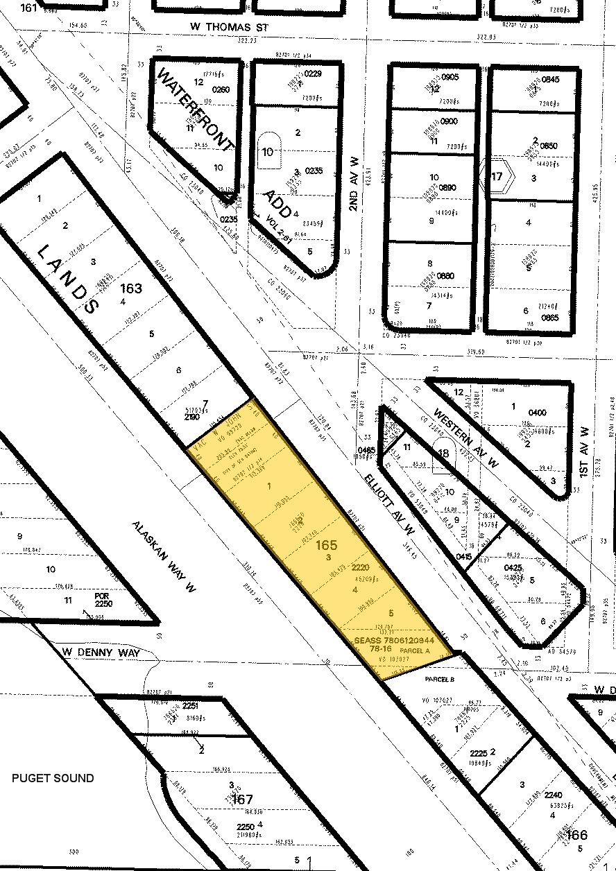 101 Elliott Ave W, Seattle, WA for sale Plat Map- Image 1 of 1