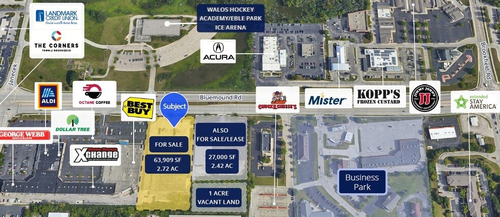 19355 W Bluemound Rd, Brookfield, WI for sale - Primary Photo - Image 1 of 1
