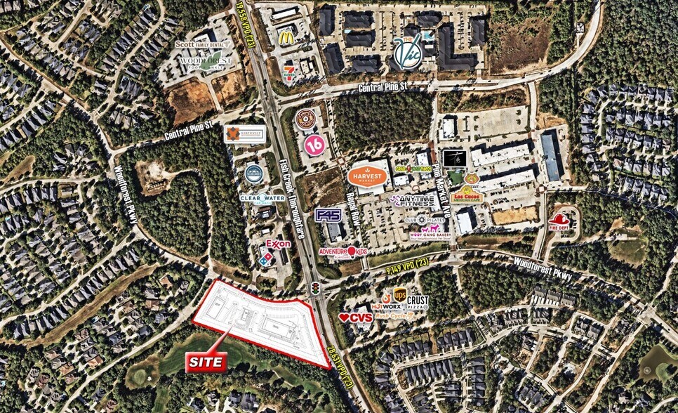 SWC of Fish Creek Thoroughfare and Woodforest Pkwy, Montgomery, TX for sale - Primary Photo - Image 1 of 1