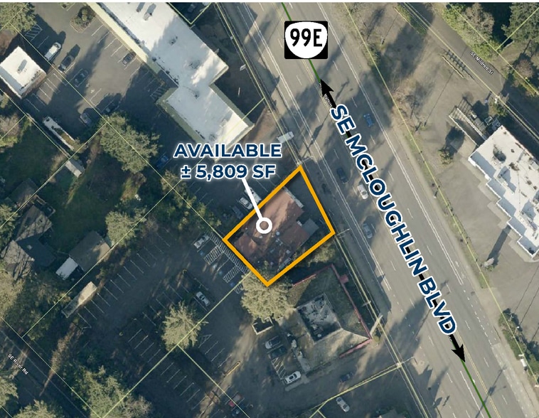 18893 SE Mcloughlin Blvd, Portland, OR for sale - Aerial - Image 2 of 9