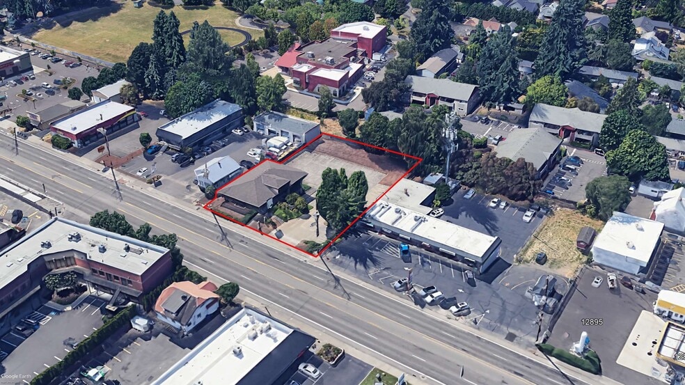 12995 SW Pacific Hwy, Tigard, OR for lease - Aerial - Image 2 of 2