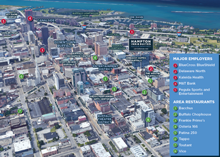 114 W Chippewa St, Buffalo, NY - aerial  map view