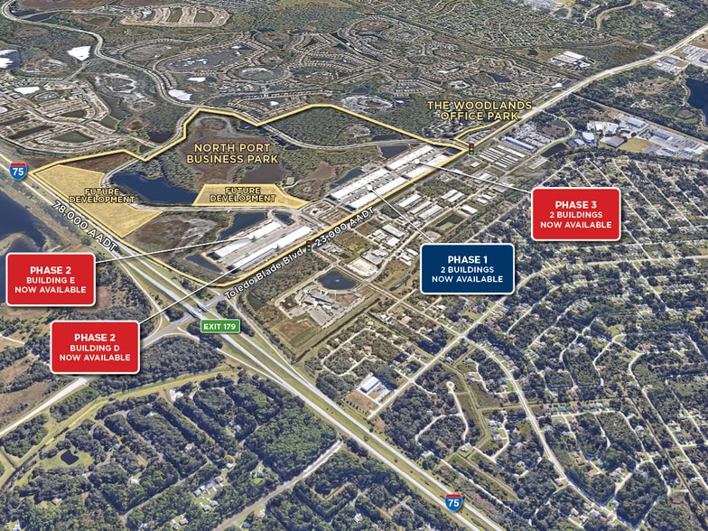 1-75 Toledo Blade Blvd, North Port, FL for lease - Aerial - Image 2 of 5