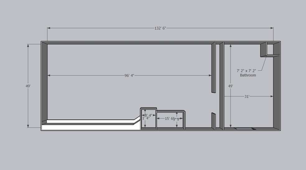 7111 Amador Plaza Rd, Dublin, CA for lease - Floor Plan - Image 2 of 2