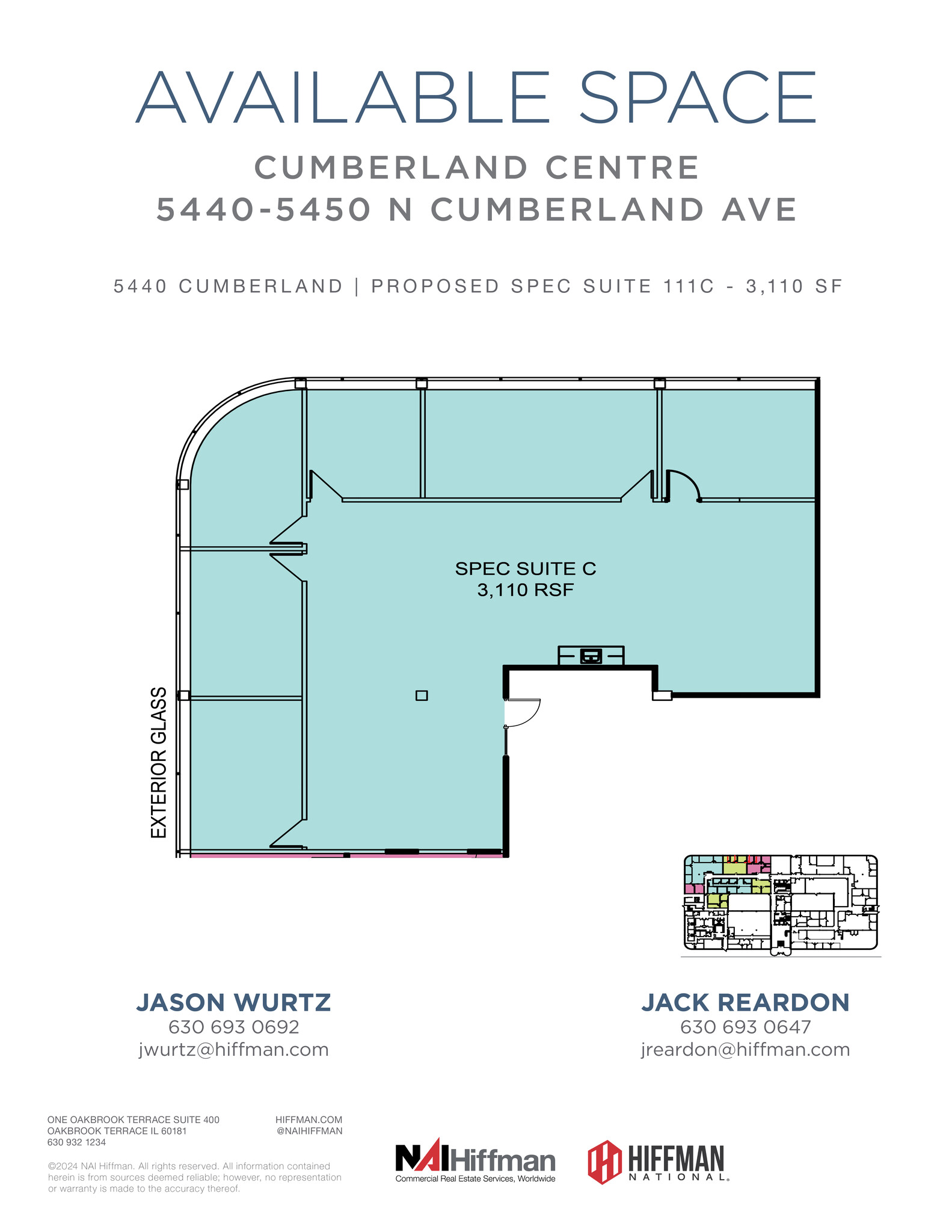 5440 N Cumberland Ave, Chicago, IL for lease Floor Plan- Image 1 of 11