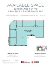 5440 N Cumberland Ave, Chicago, IL for lease Floor Plan- Image 1 of 11