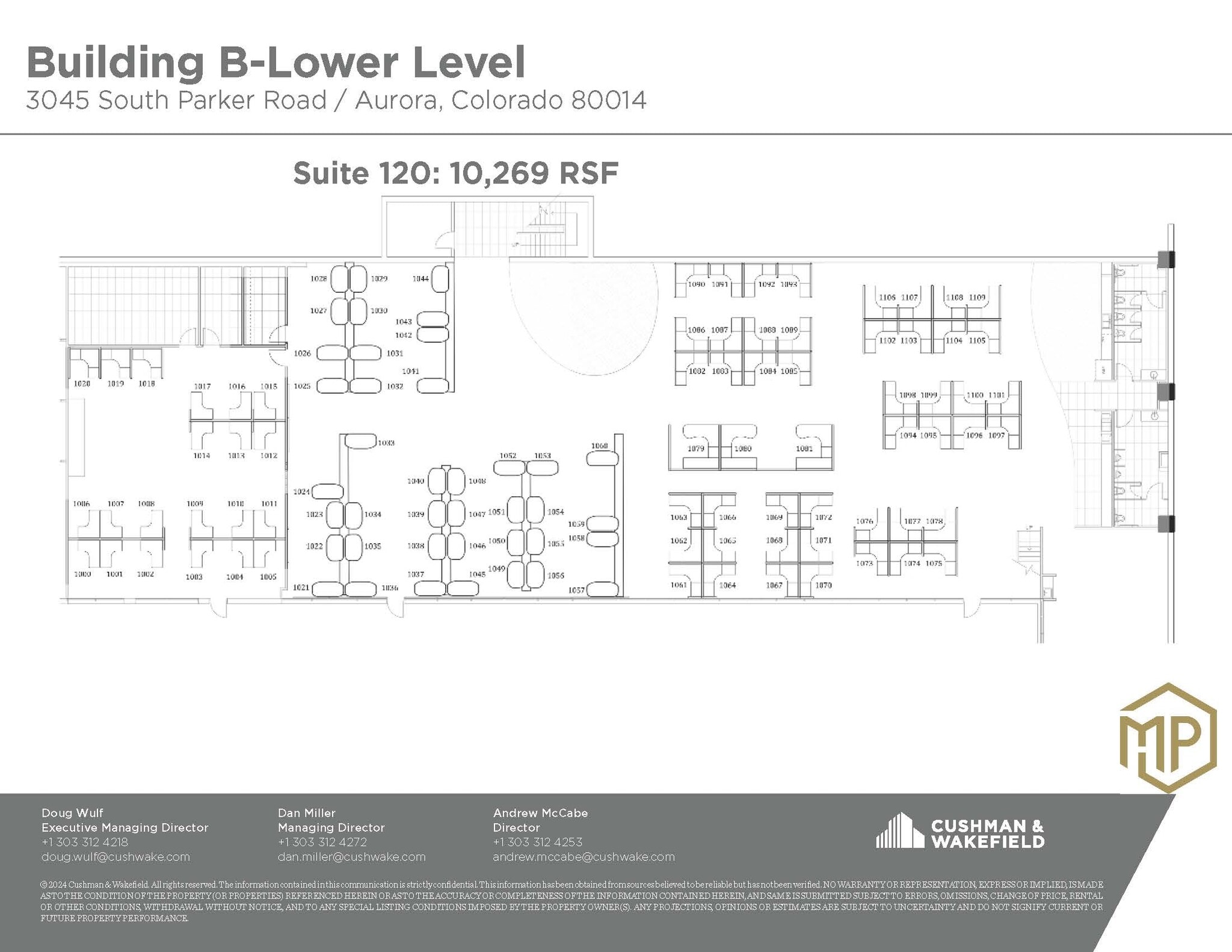 3025 S Parker Rd, Aurora, CO for lease Floor Plan- Image 1 of 1