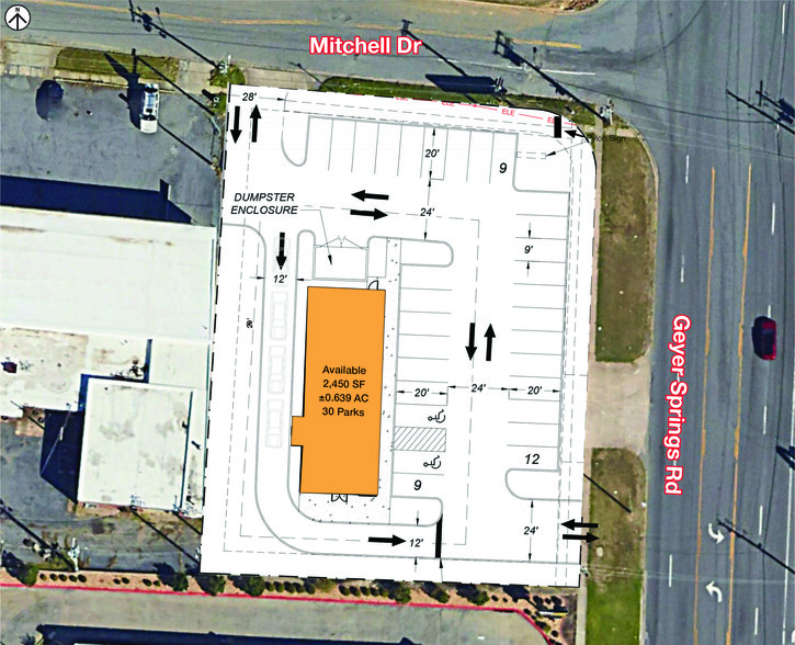 Geyer Springs, Little Rock, AR for lease - Site Plan - Image 2 of 2