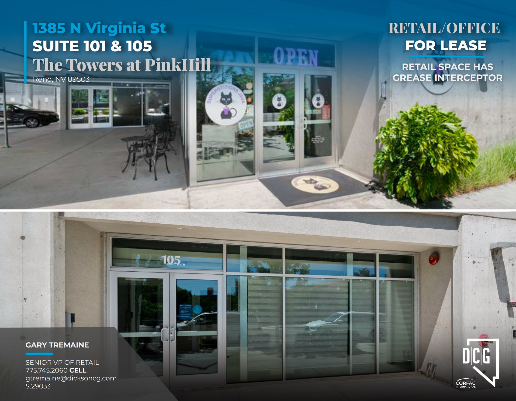 1385 N Virginia St, Reno, NV for lease Interior Photo- Image 1 of 9