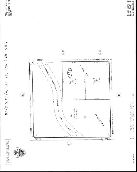 11th Ave, Victorville, CA for sale - Plat Map - Image 2 of 2