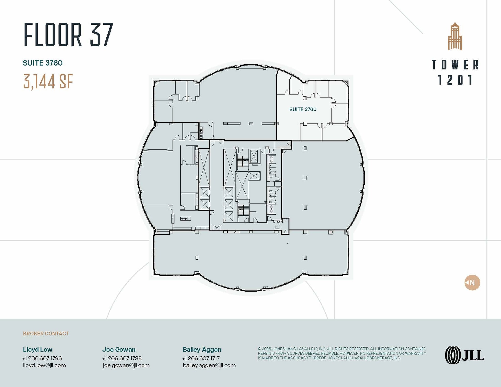 1201 3rd Ave, Seattle, WA for lease Floor Plan- Image 1 of 1