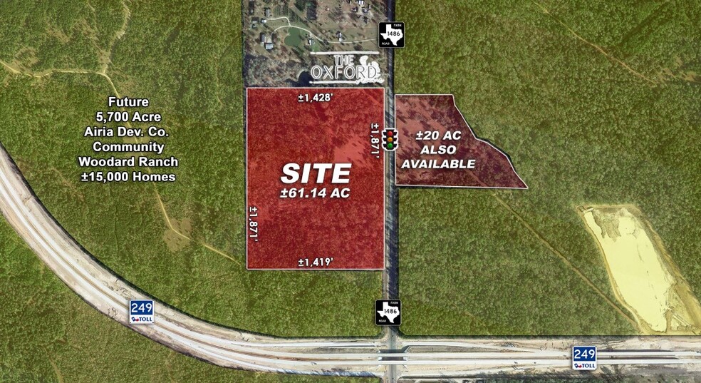 FM 1486 @ Aggie Expy, Montgomery, TX for sale - Building Photo - Image 1 of 3