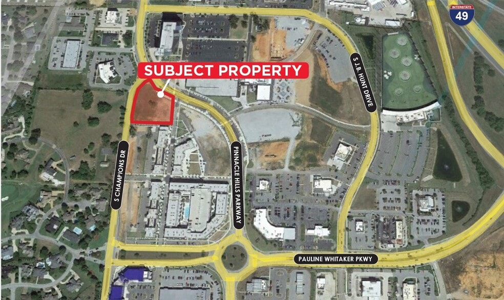 S Pinnacle Hills Pky & S Champions Dr, Rogers, AR for sale - Primary Photo - Image 1 of 3