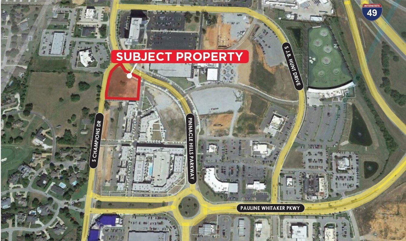 S Pinnacle Hills Pky & S Champions Dr, Rogers, AR for sale Primary Photo- Image 1 of 4