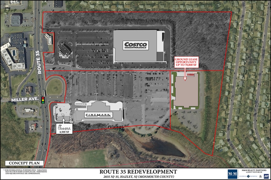 2835 State Route 35, Hazlet, NJ for lease - Site Plan - Image 1 of 1